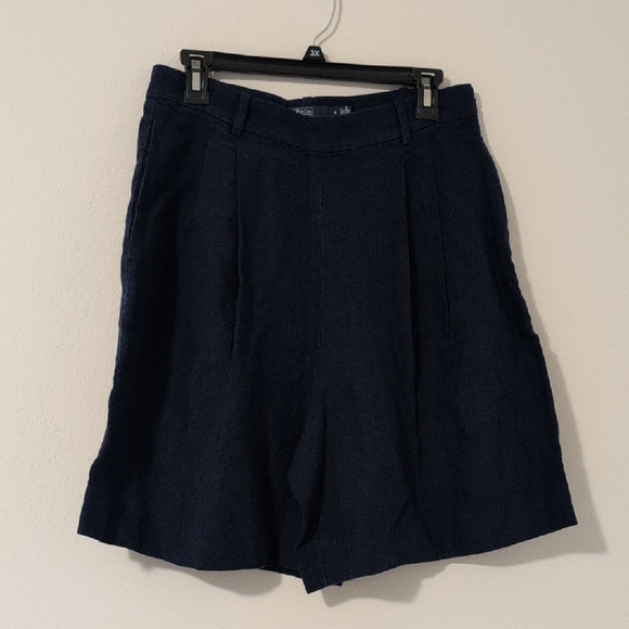 Polo by Ralph Lauren Navy Women's Bermudas - Picture 1 of 15
